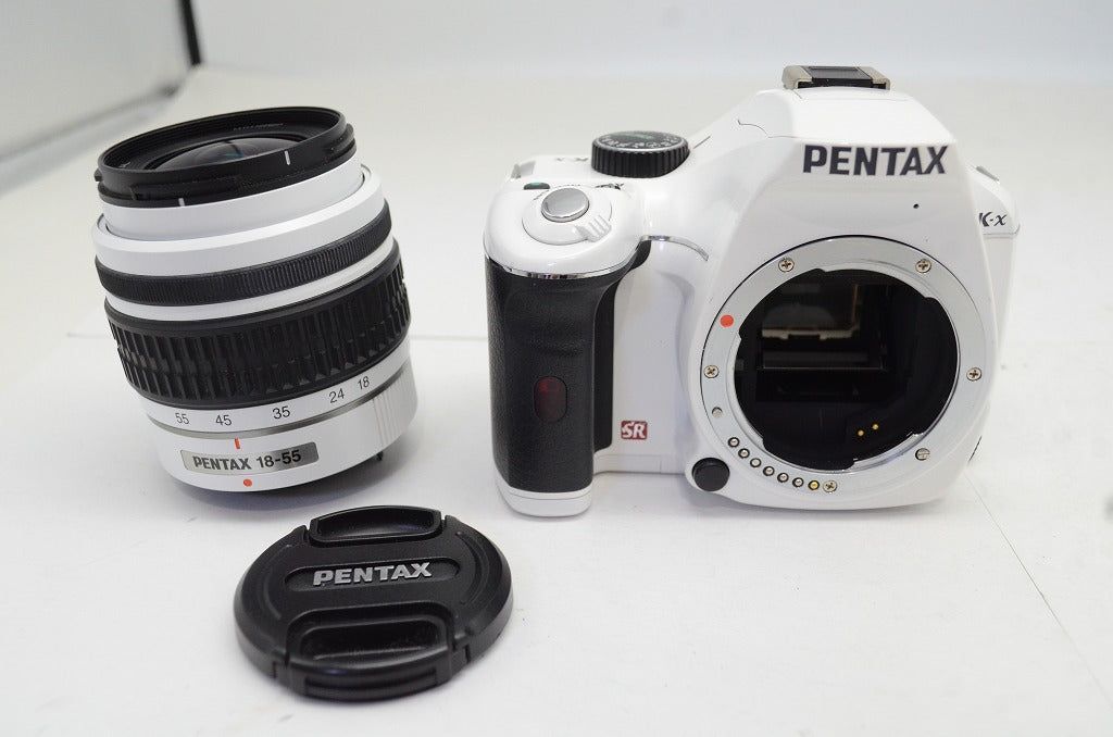 PENTAX K-x レンズキット smc PENTAX DA L 18-55mm F3.5-5.6 AL デジタル一眼レフカメラ ホワイト 250927aa