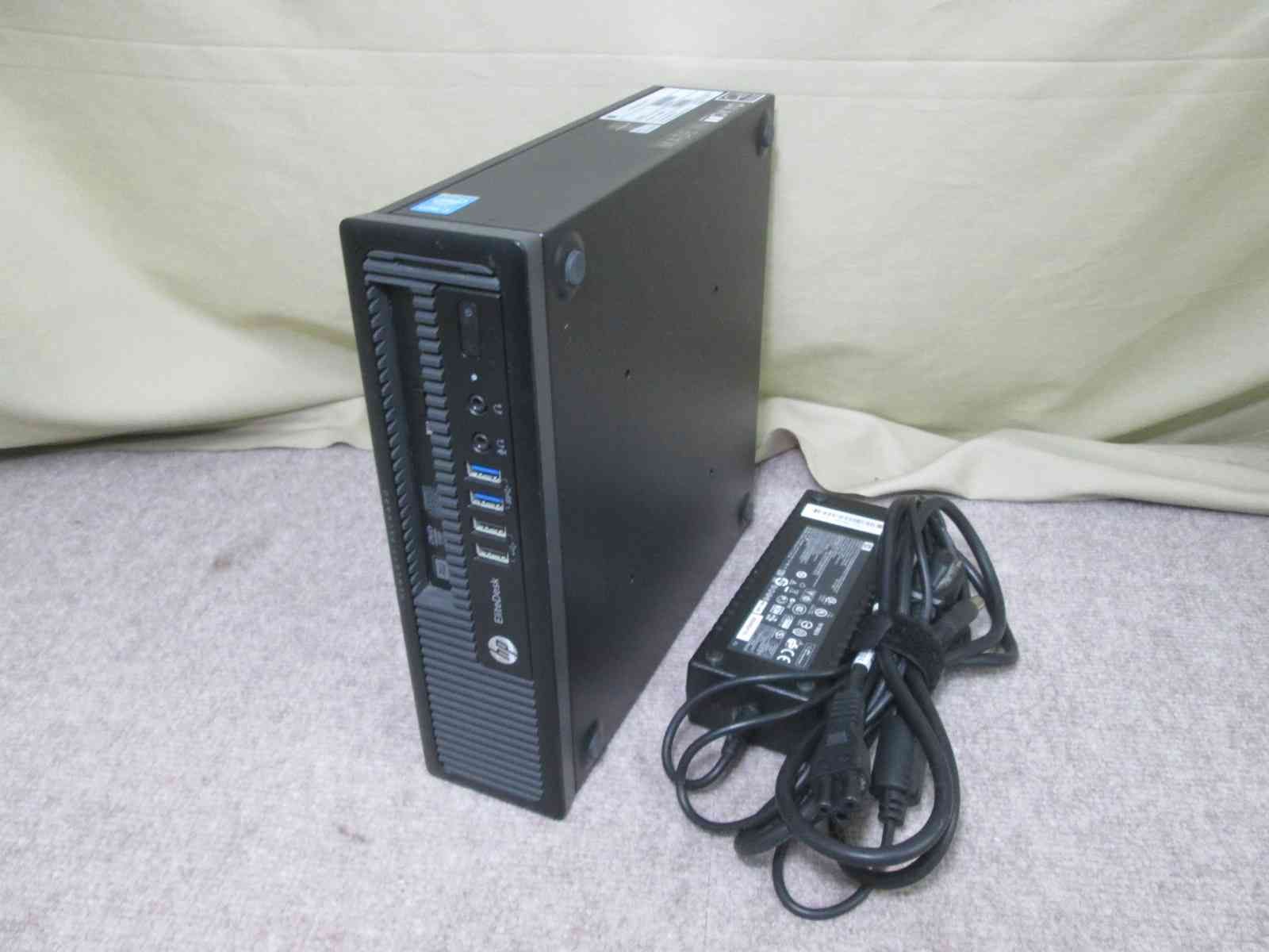 HP EliteDesk 800 G1 USDT【Core i3 4160】 【Windows11 Pro】MS 365 Office  Web／スリム型／