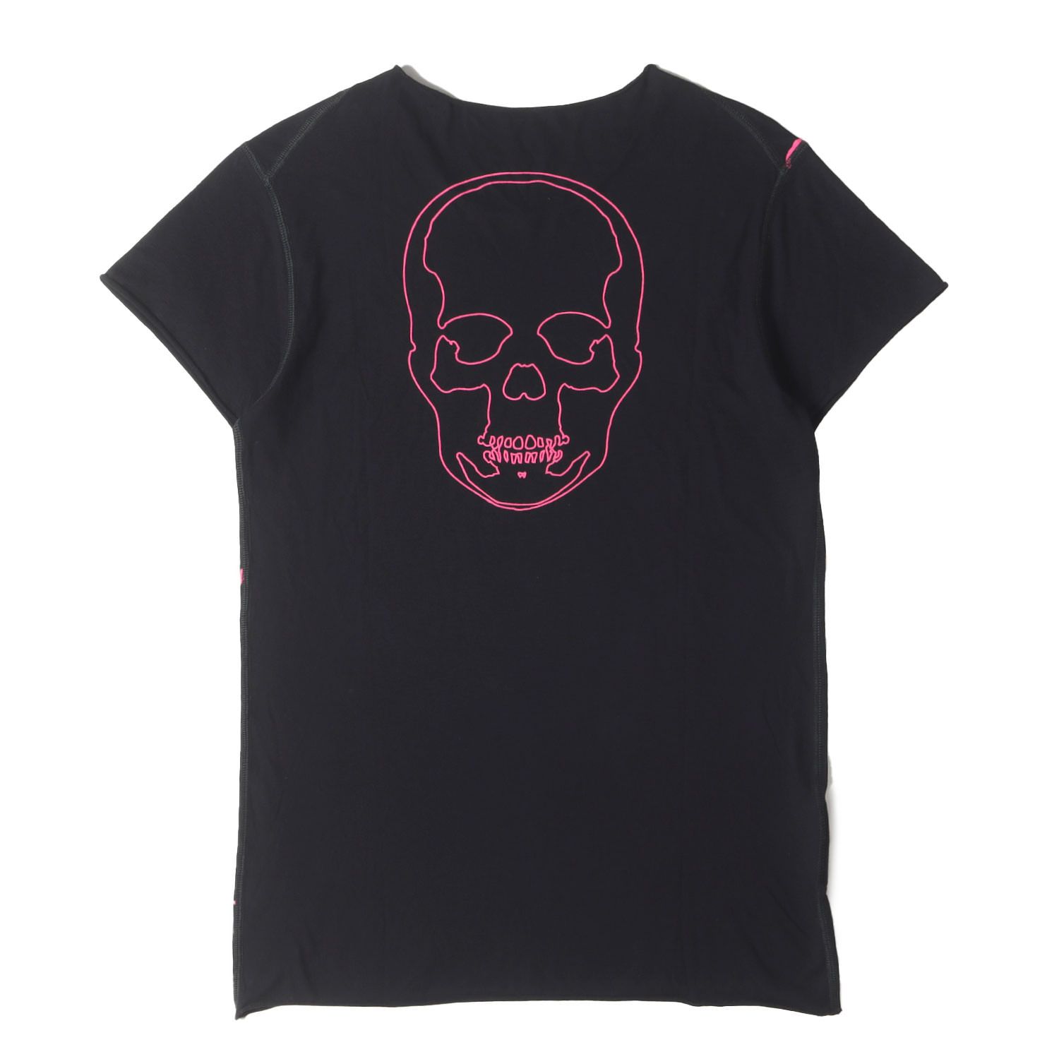 lucien pellat-finet(ルシアンペラフィネ)カラフルプリントTシャツ(サイズXS)(ブラック) 130213-29-a.jpg