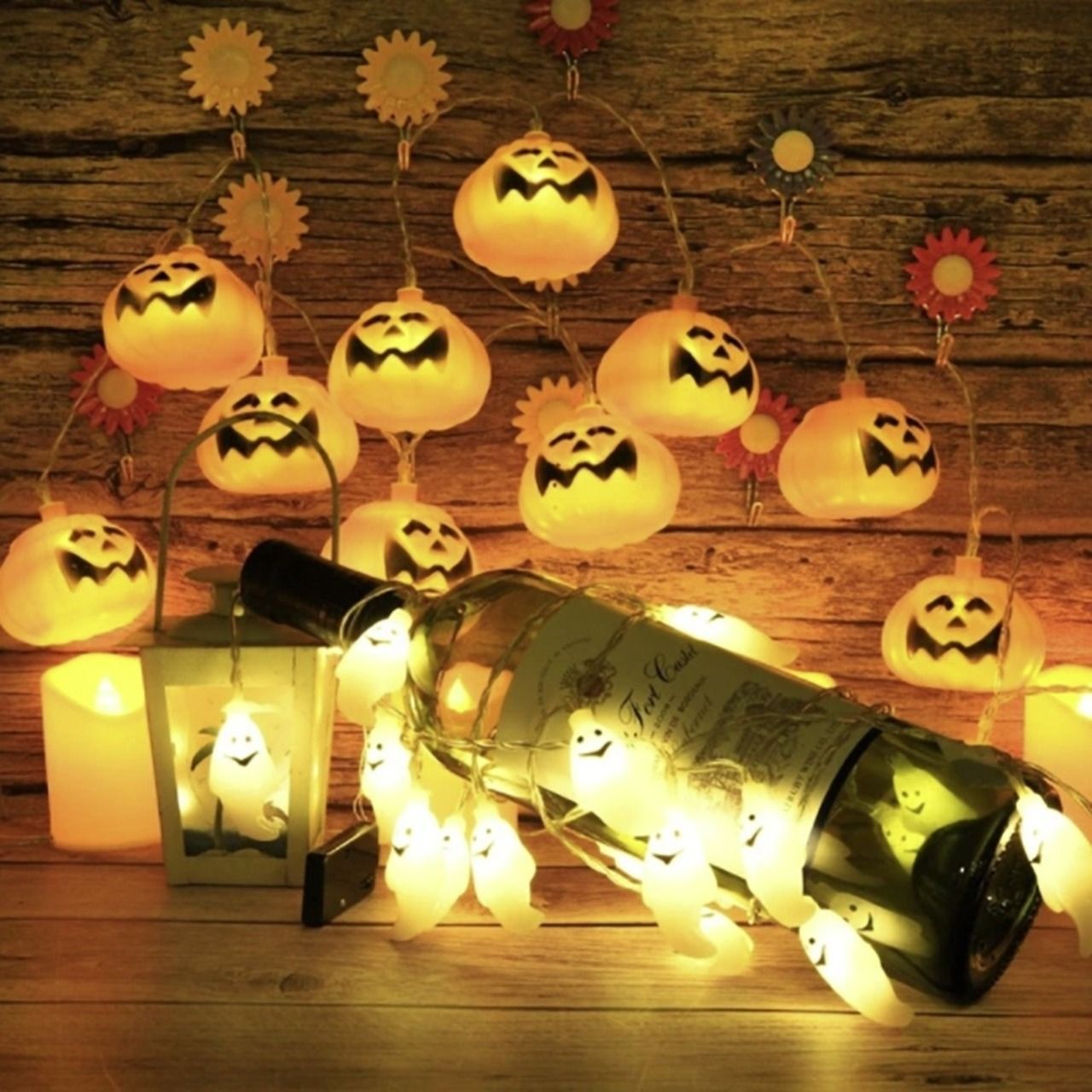 照明 ハロウィン LED 電球 ライト 目玉orかぼちゃorゴースト