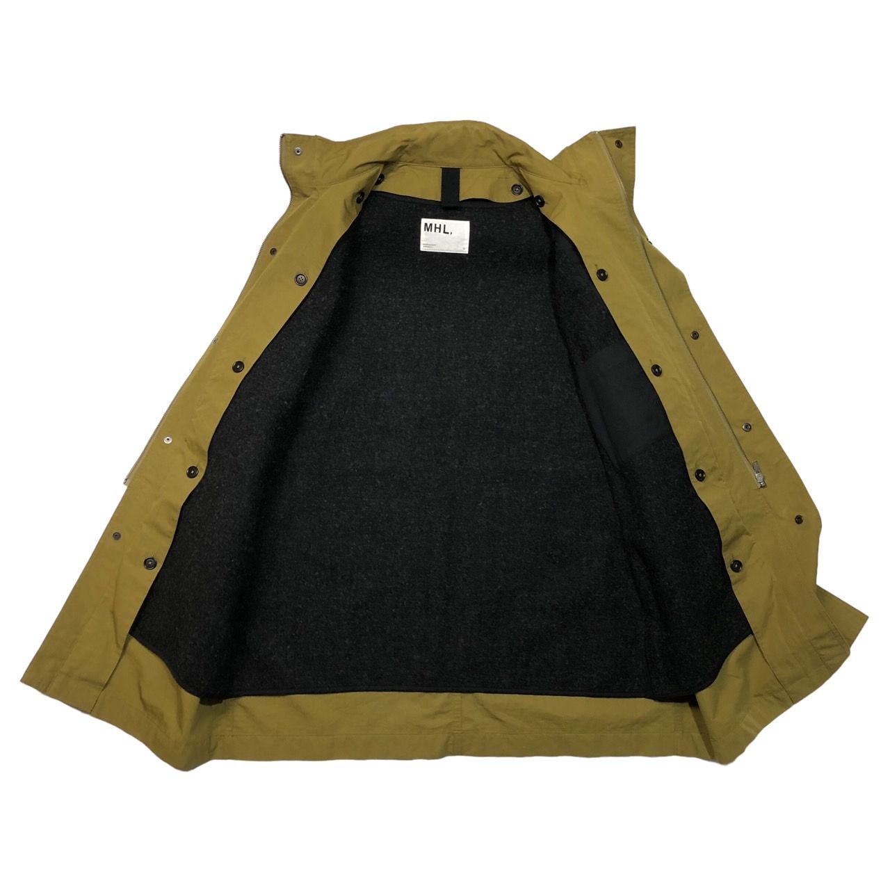 MHL.(マーガレットハウエル) 20AW PLAINWEAVE COTTON NYLON HOODED 