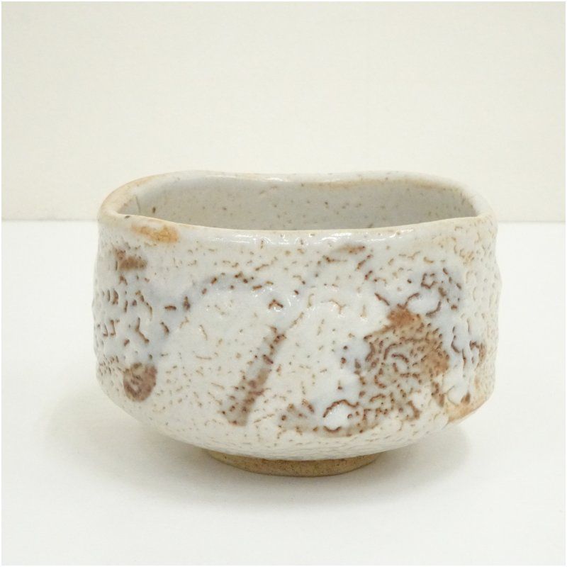 秀泉陶苑造 志野茶碗（共箱） 茶道 抹茶 おしゃれ 抹茶茶碗 抹茶碗 和