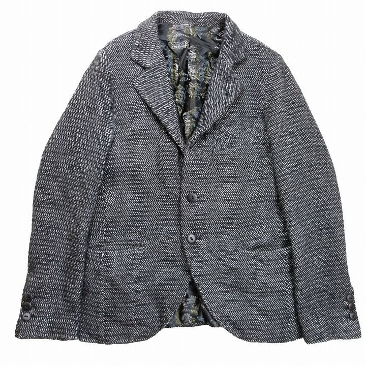 GEOFFREY B.SMALLジェフリービースモールハンドメイドテーラード handmade 1 button crop length leisure kimono jacket