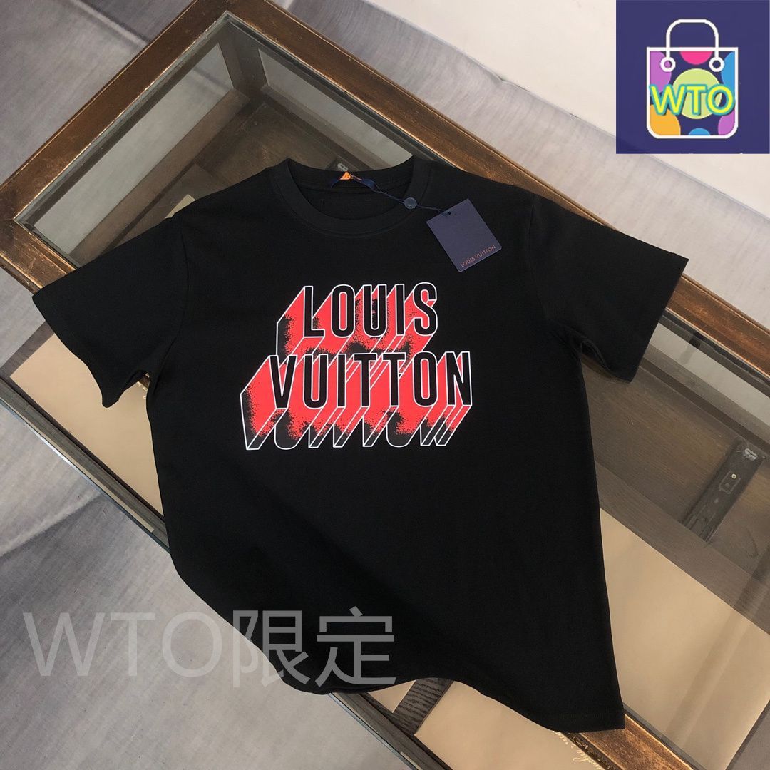 Louis Vuitton ブラック ロゴプリント Tシャツ 新品タグ付き XS LOUIS VUITTON ブラック Tシャツ 新品タグ付きMサイズ - メルカリ
