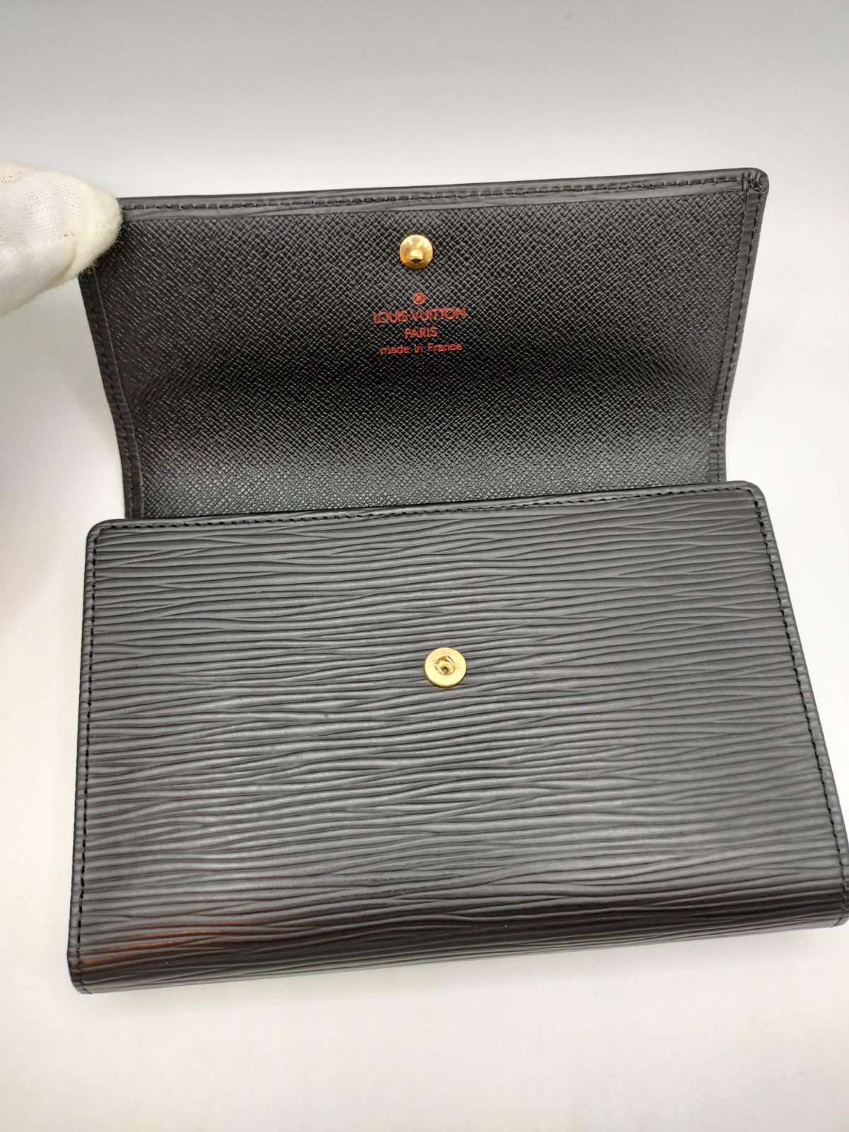 美品】ルイヴィトン LOUIS VUITTON ポルト トレゾール エテュイ