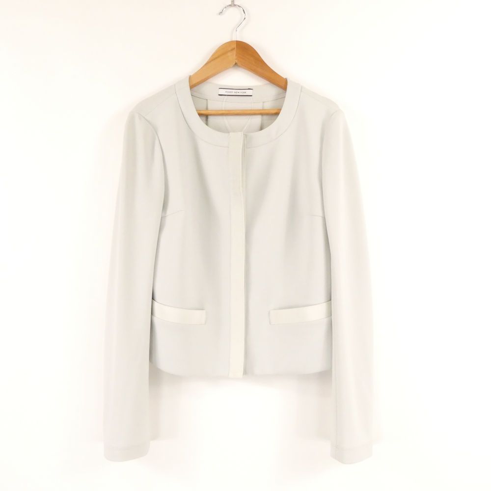 FOXEY NEW YORK☆ジャケット☆38サイズ ❣️再値下❣️FOXEY NEW YORK ウエストリボンジャケット サイズ