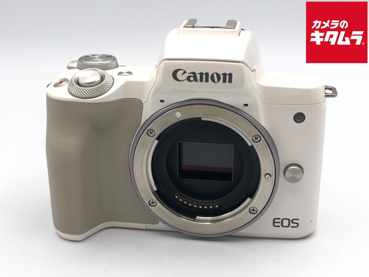 並品 キヤノン EOS Kiss M ボディ ホワイト