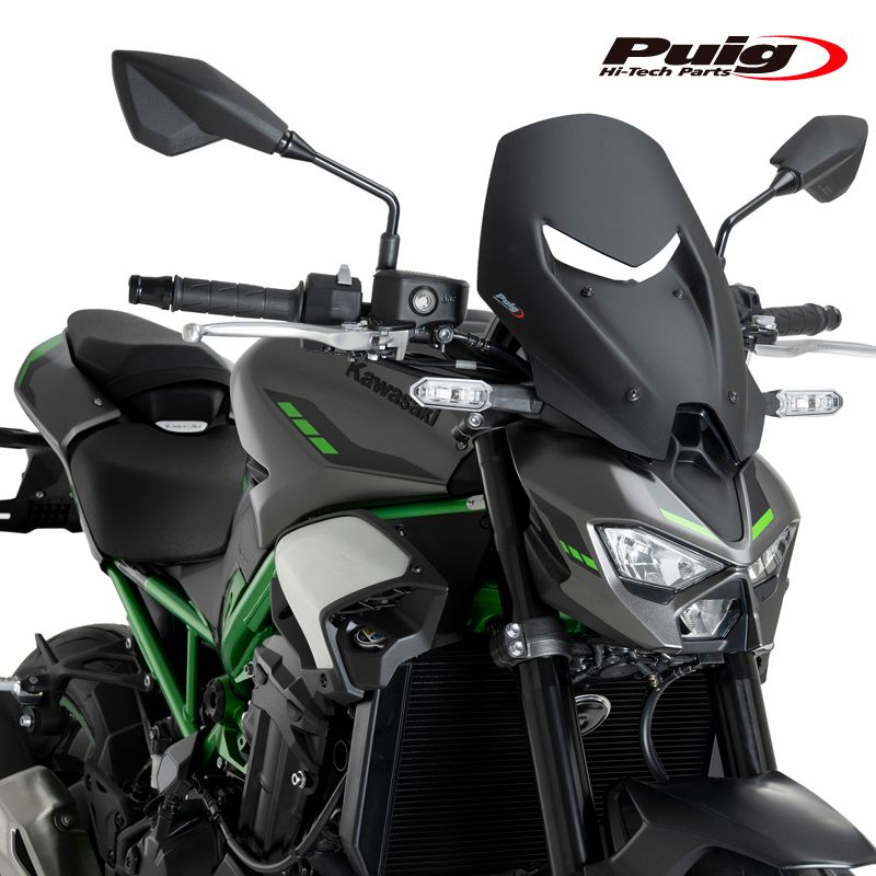 【 専用品です 】 Puig 21767J Z-RACING SCREEN [MATT BLACK] Kawasaki ZX-4R