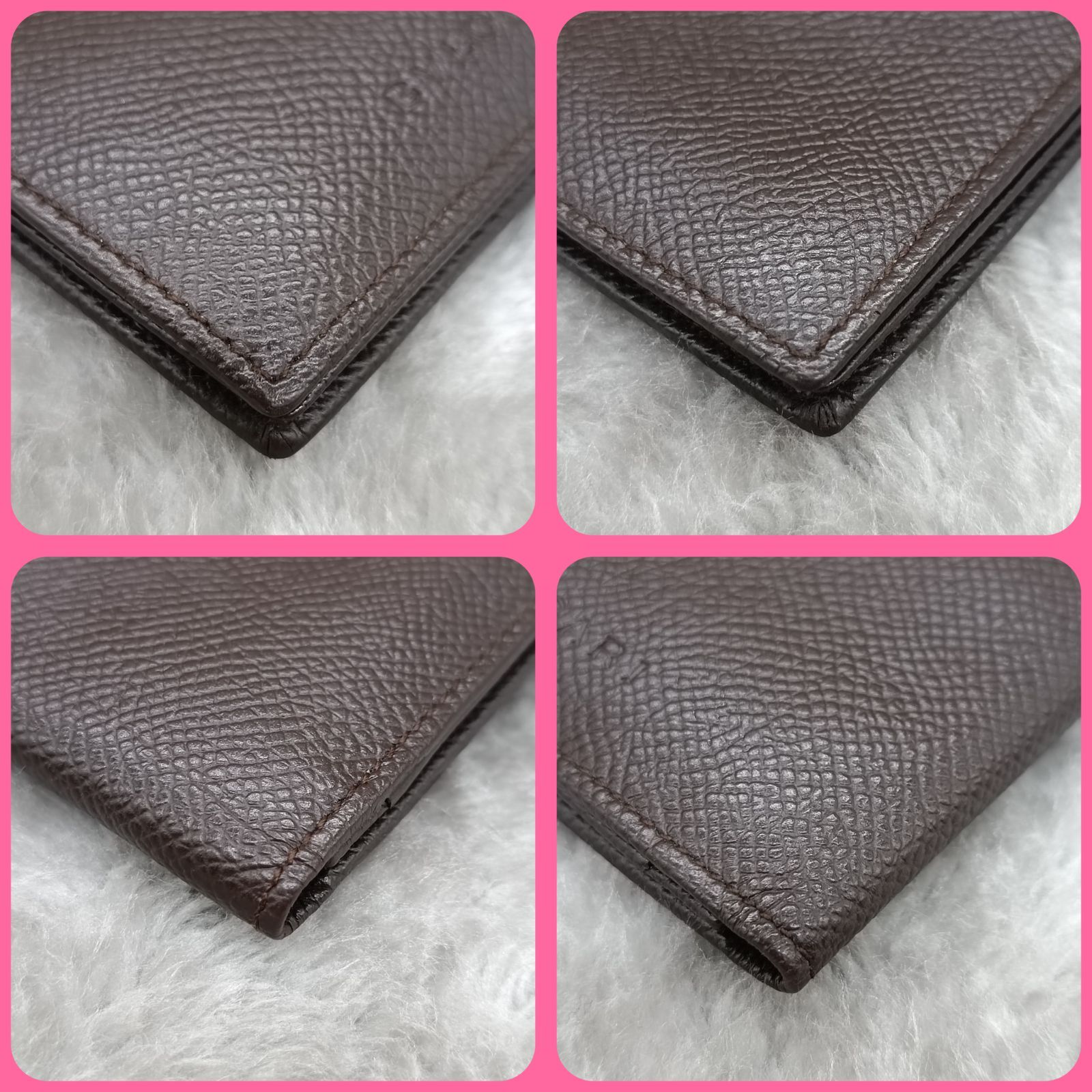 BVLGARI 》 ☆美品☆ ブルガリ クラシコ ロゴ刻印入り 長財布 札入れ