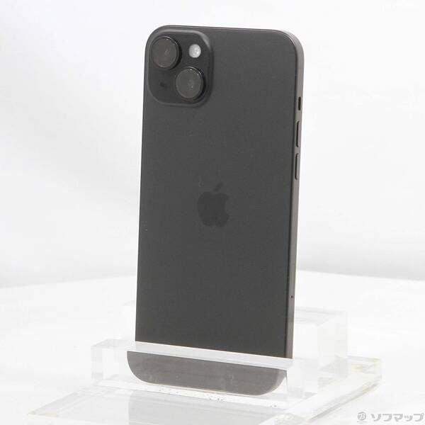 中古品〕 iPhone15 Plus 128GB ブラック 3M457J／A SIMフリー【258】