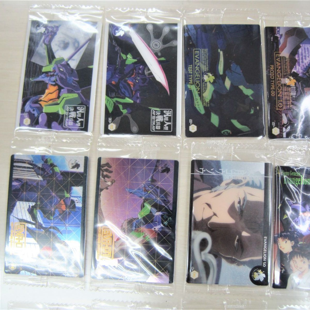 エヴァンゲリオン　ウエハースカード　まとめ売り　SPカード多数　※未開封品 希少 エヴァ ウエハースカード SP 箔押し まとめ EVA 未開封