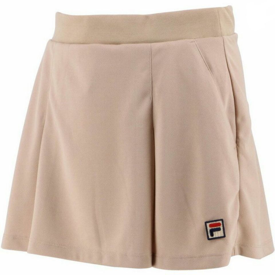 FILA テニススコートベージュ Mサイズ FILA フィラ テニス スコート Mサイズ 新品未使用 ベージュ