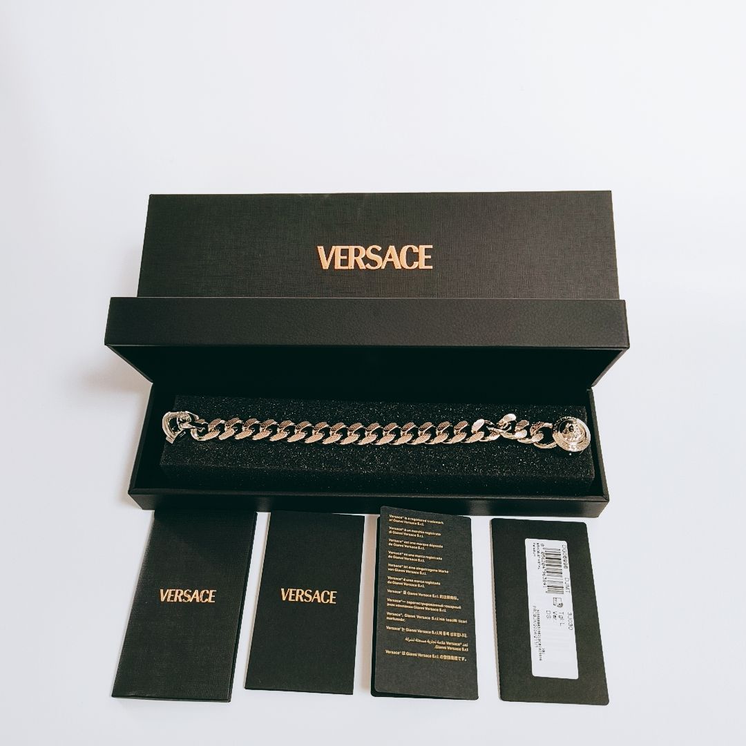 新品未使用】VERSACE メドゥーサ チェーン ブレスレット 新品未使用】VERSACE メドゥーサ チェーン ブレスレット
