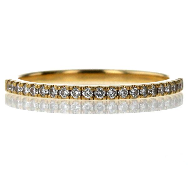 AHKAH アーカー ドゥーズブリエ リング エタニティ K18YG 8号 AHKAH アーカー ドゥーズブリエ リング エタニティ K18YG 8号 AHKAH