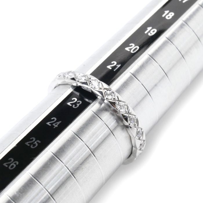 CHANEL シャネル K18WG ホワイトゴールド ココクラッシュ フル  