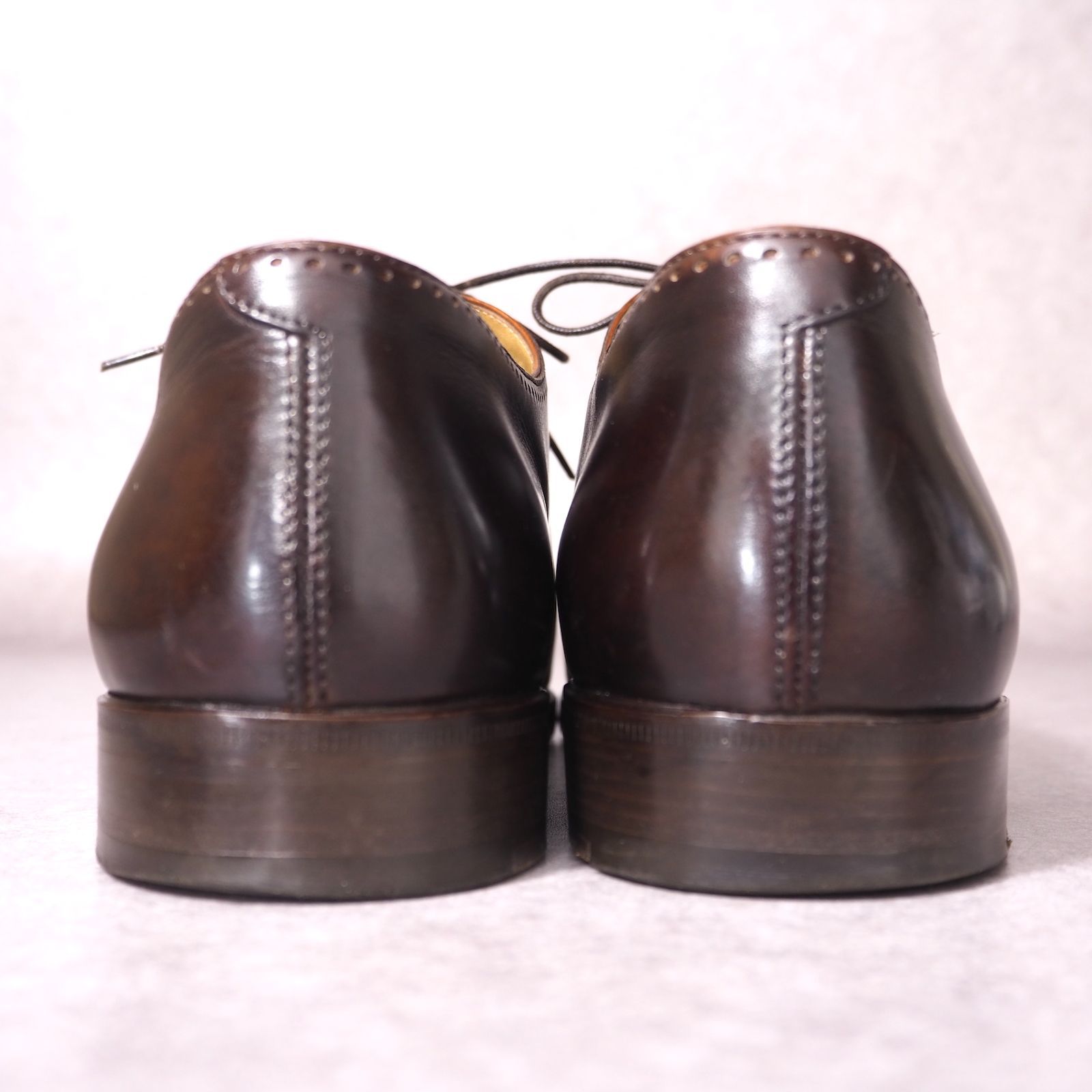 ベルルッティ Berluti ホールカット メダリオン ダークブラウン 