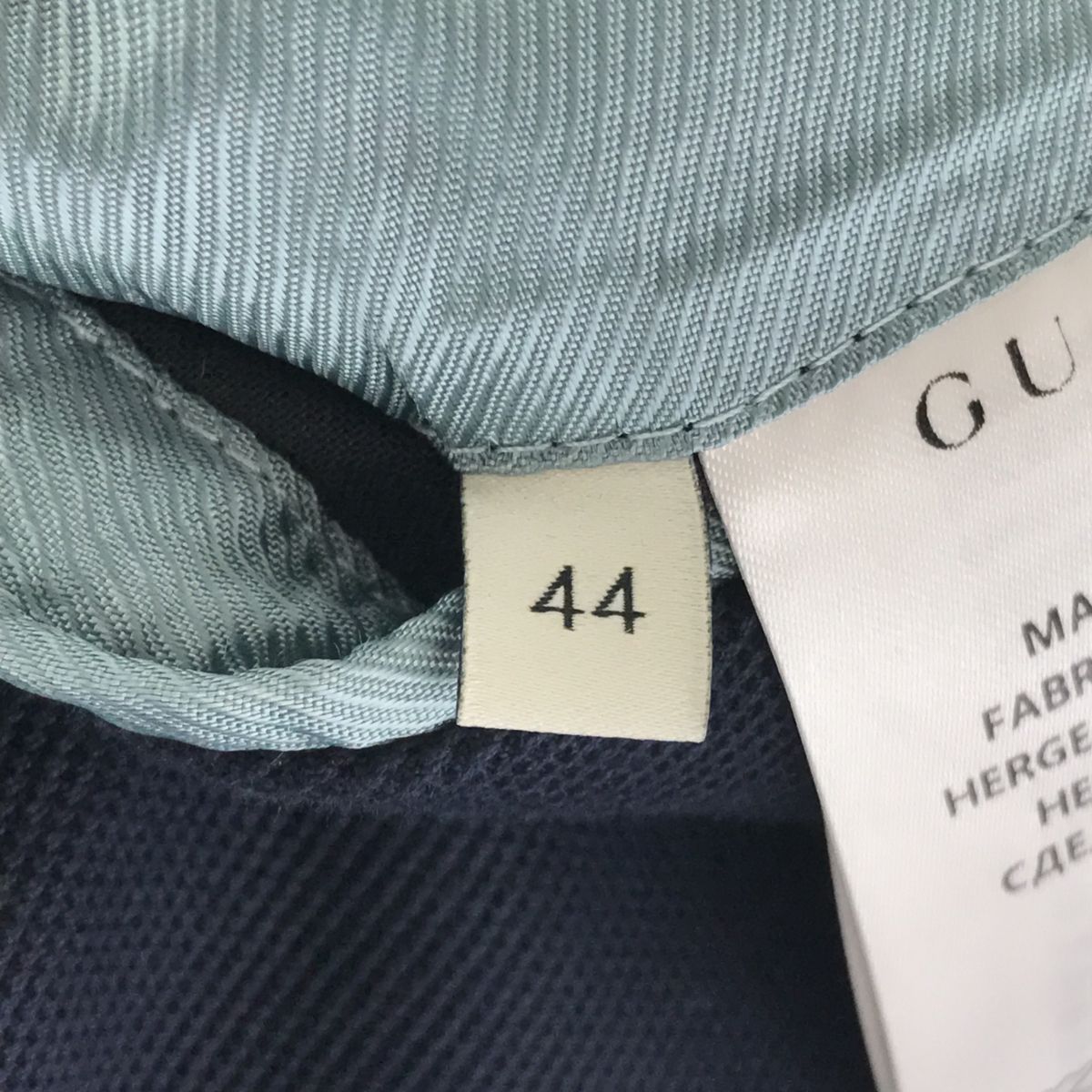 GUCCI ネイビー ブレザー シャーク刺繍 GUCCI ネイビー ブレザー シャーク刺繍