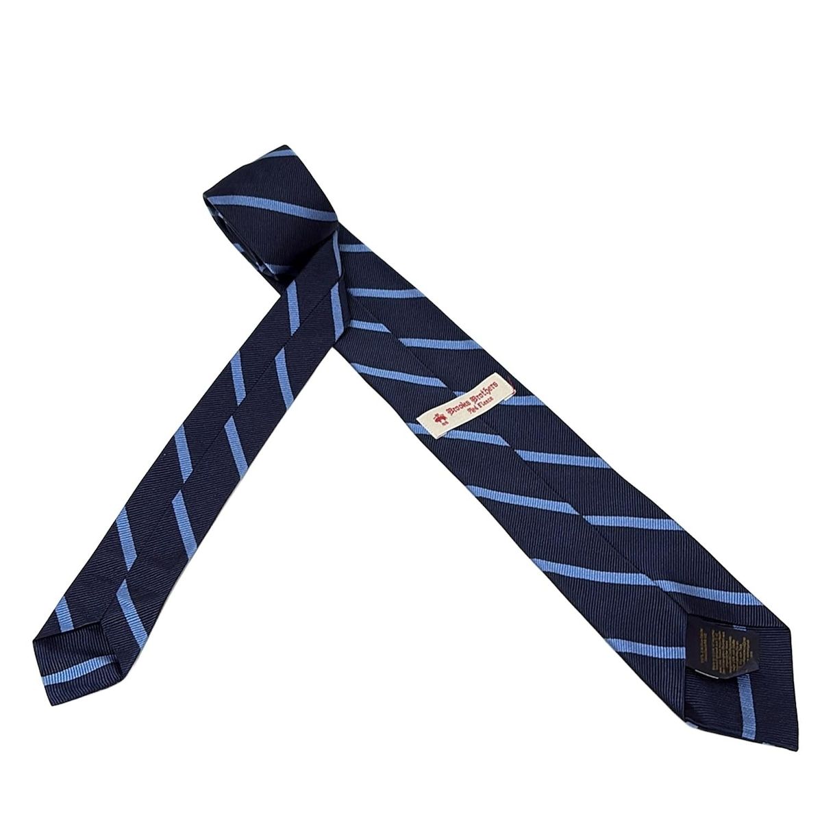 Brooks Brothers ブルックスブラザーズ ダークブルー ネクタイ BrooksBrothers(ブルックスブラザーズ) ネクタイ メンズ美品