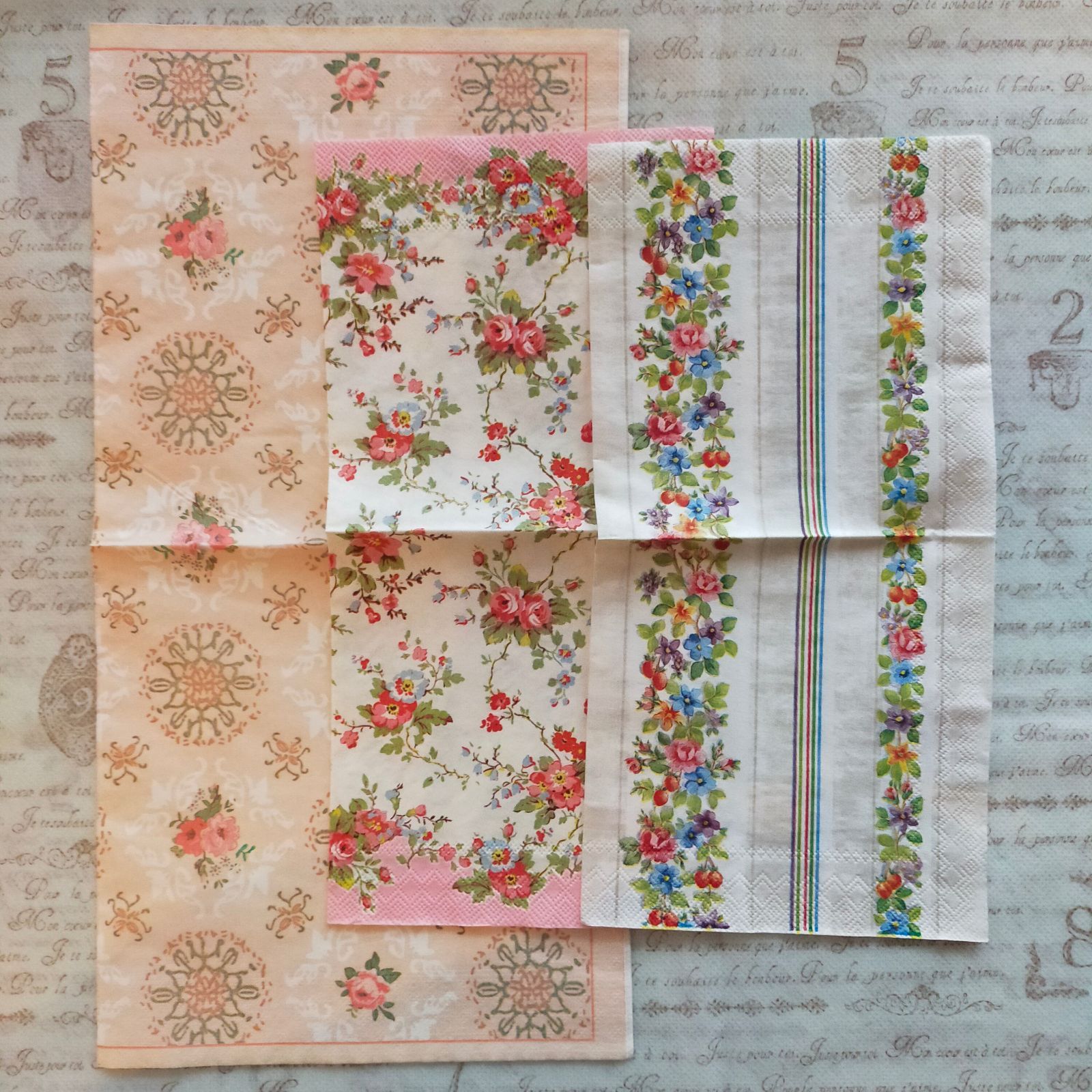 ペーパーナプキン　デコパージュ　11枚 11枚×2セット デコパージュ ペーパーナプキン - メルカリ