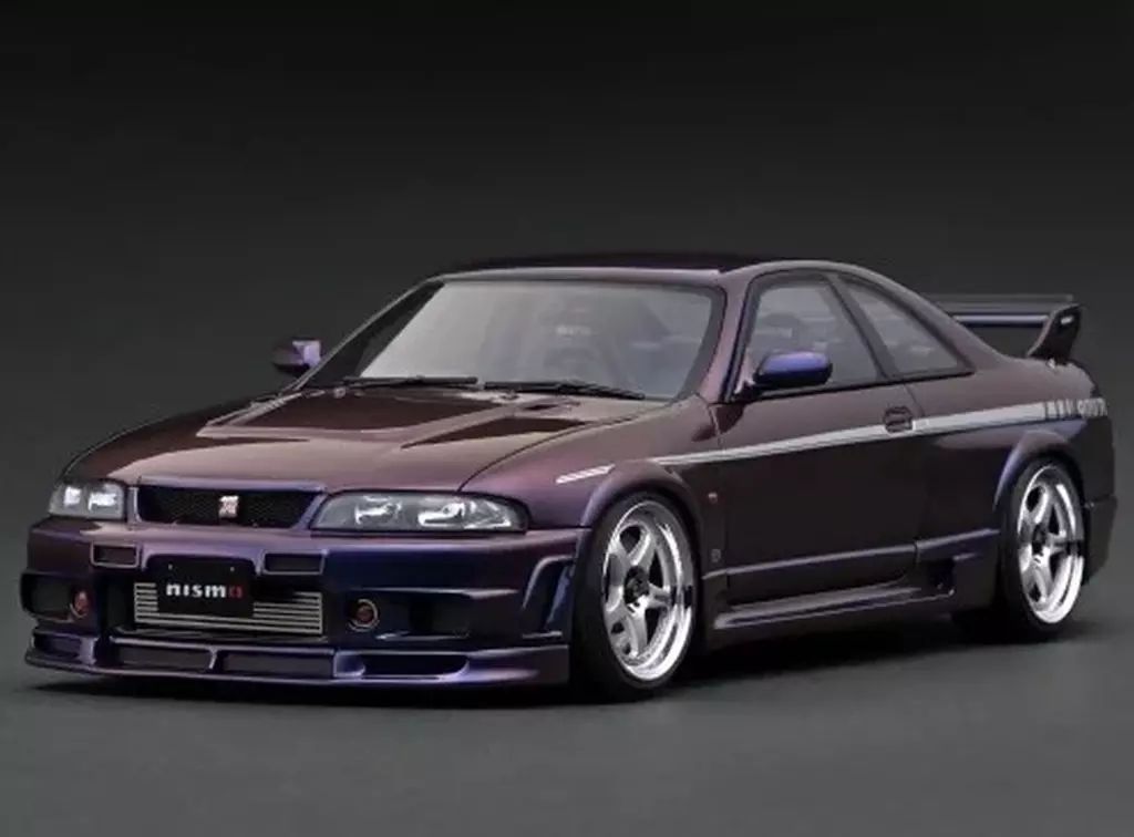 ミニカー 1|18 NISMO 400R BCNR33 ミッドナイトパープル IG3657