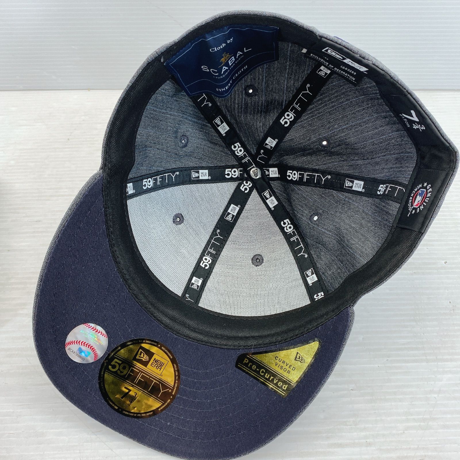 □NEW ERA 59FIFTY SCABAL ロサンゼルス・ドジャース グレー 7 3