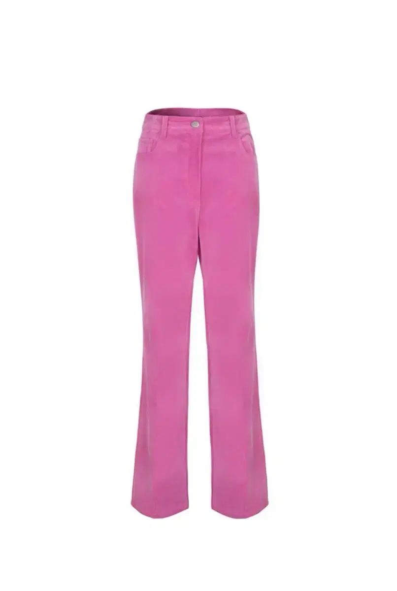 キム ナヨン ポニーテール ponytail コーデュロイ パンツ ピンク S MERCADOAVALIA_COM_BR