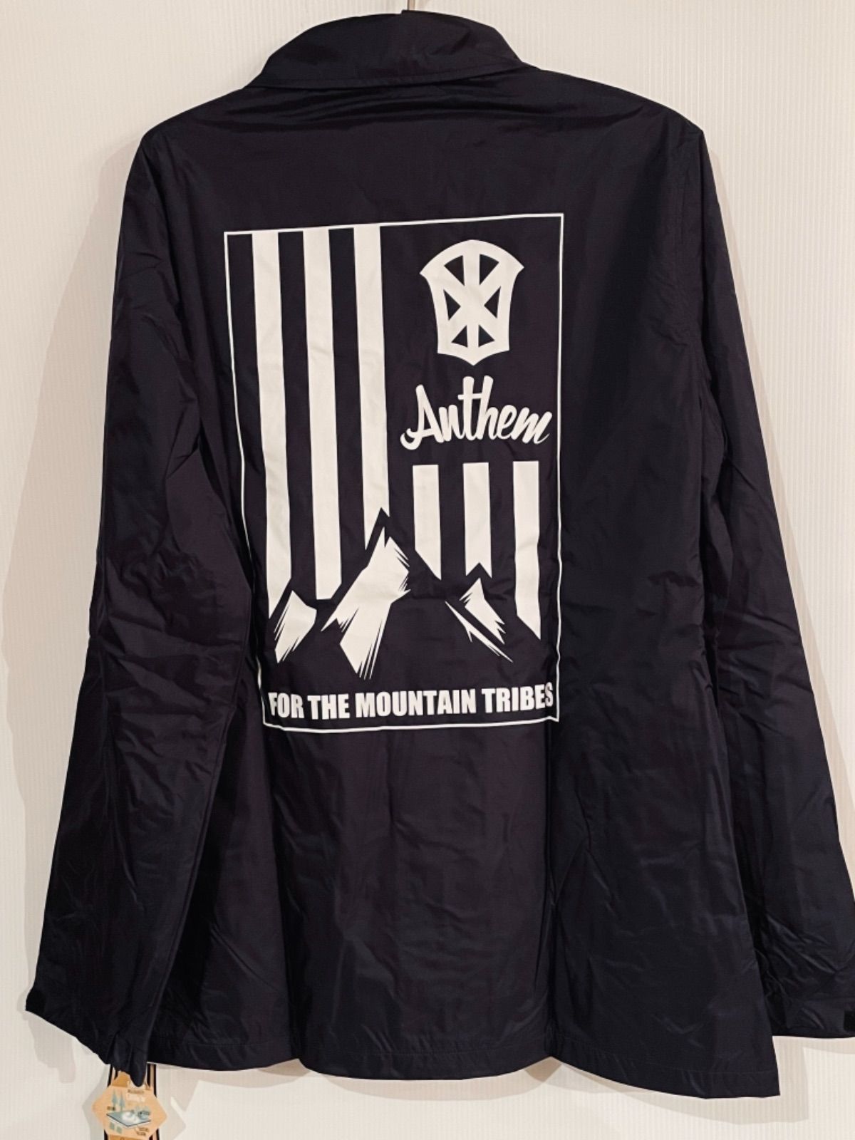 B品 MOUNTAIN FLAG JKT ANTHEM BLACK アンセム スキー&スノーボード