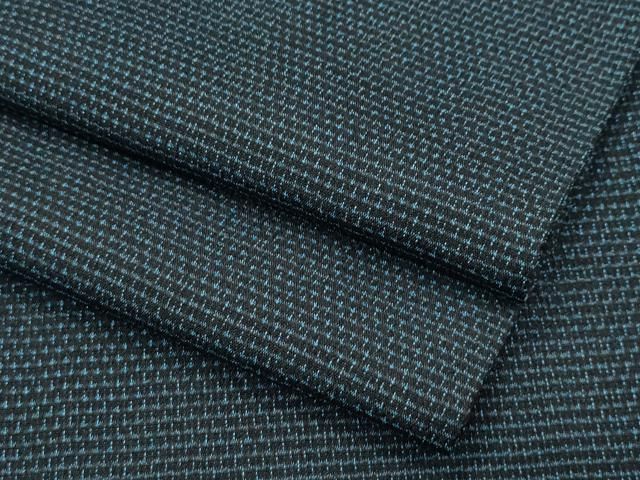 平和屋着物 上 男性 白鷹お召 単衣 蚊絣 CZAA3630s5