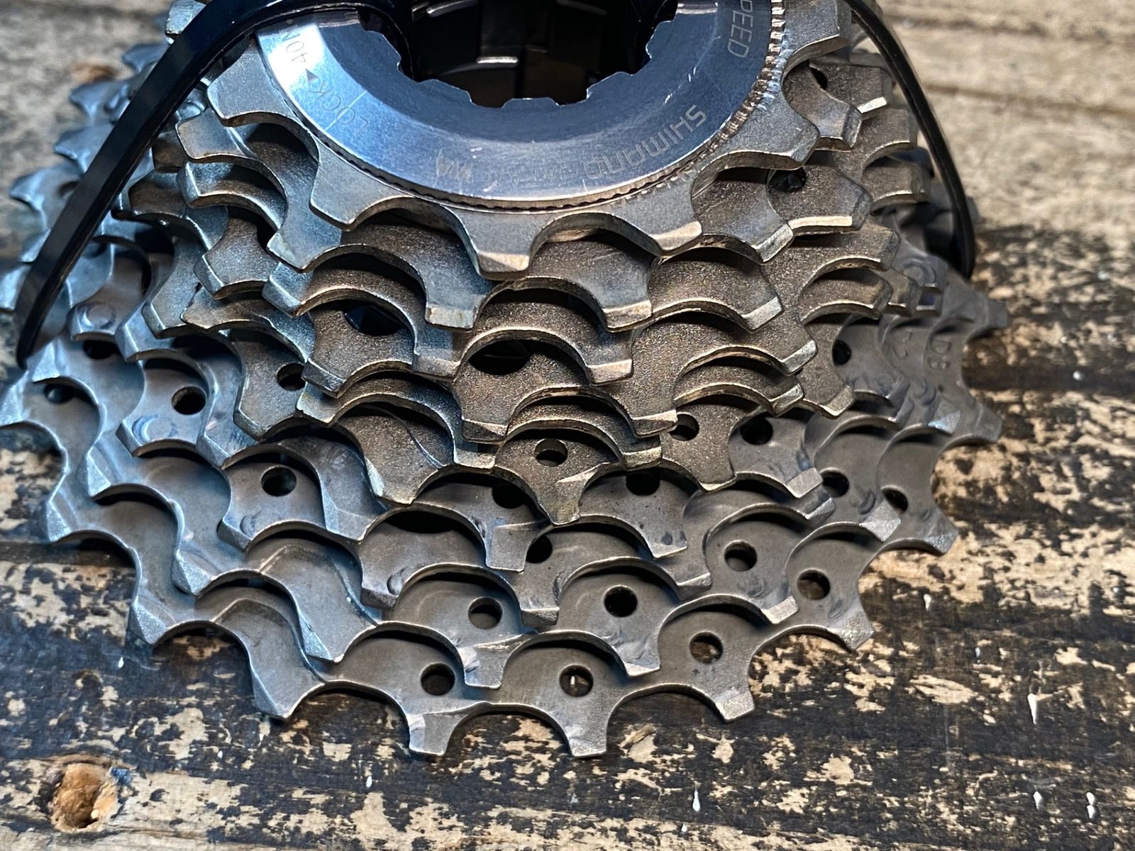 シマノ デュラエース CS-7800 10S スプロケット12-23T スプロケット シマノ CS-7800 DURA-ACE 12-23T 10s - 中古