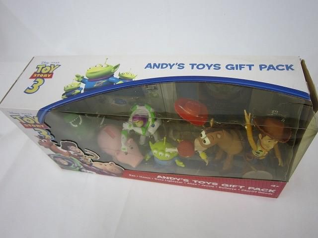 中古品 ディズニー トイストーリー トイストーリー3 ANDYS TOYS GIFT PACK Disney Pixar Toy Story 3 *ANDY'S TOY GIFT PACK* NEW 2009