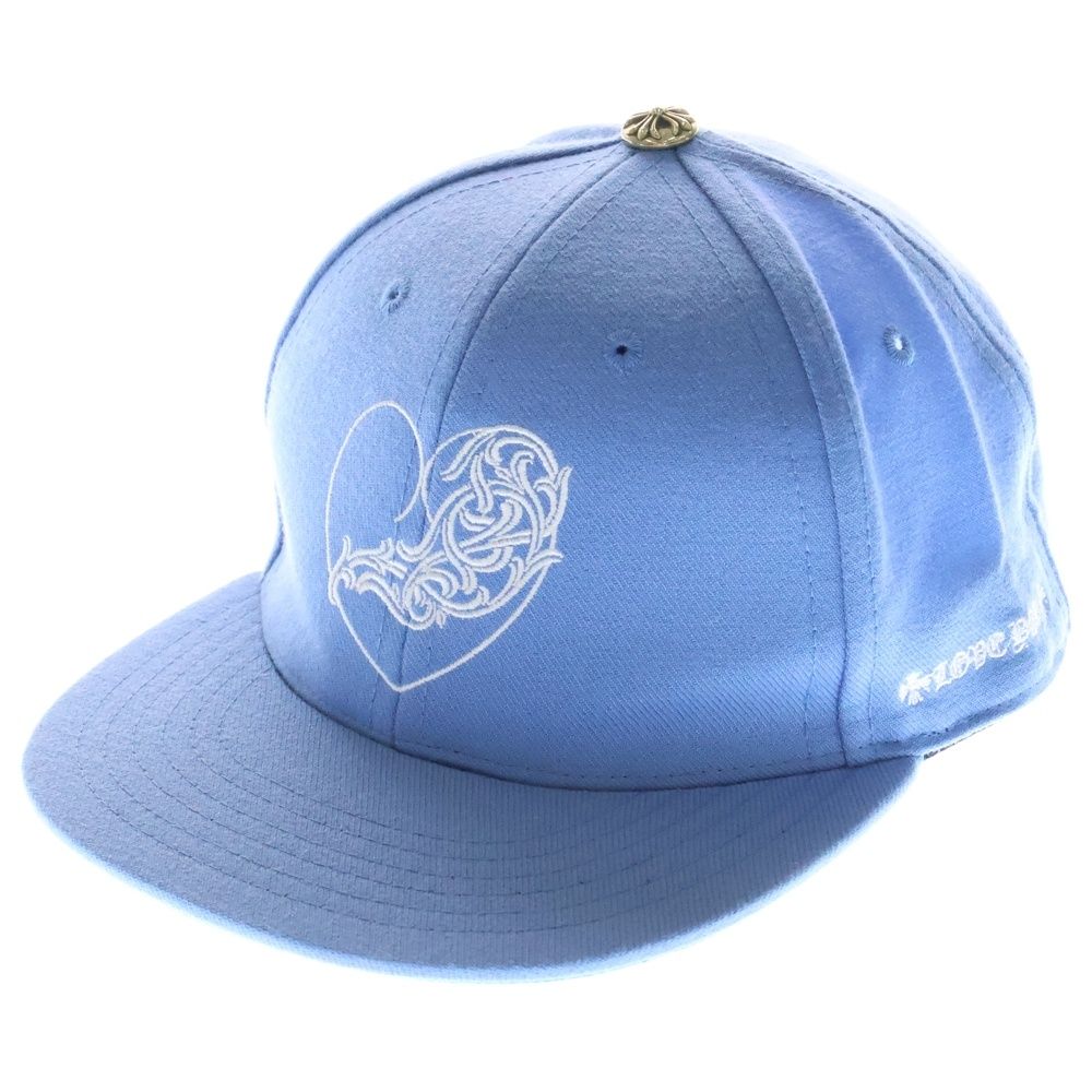 CHROME HEARTS BASEBALL CAP キャップ　刺繍　水色 CHROME HEARTS クロムハーツ CH HAT ロゴ刺繍 ベースボール