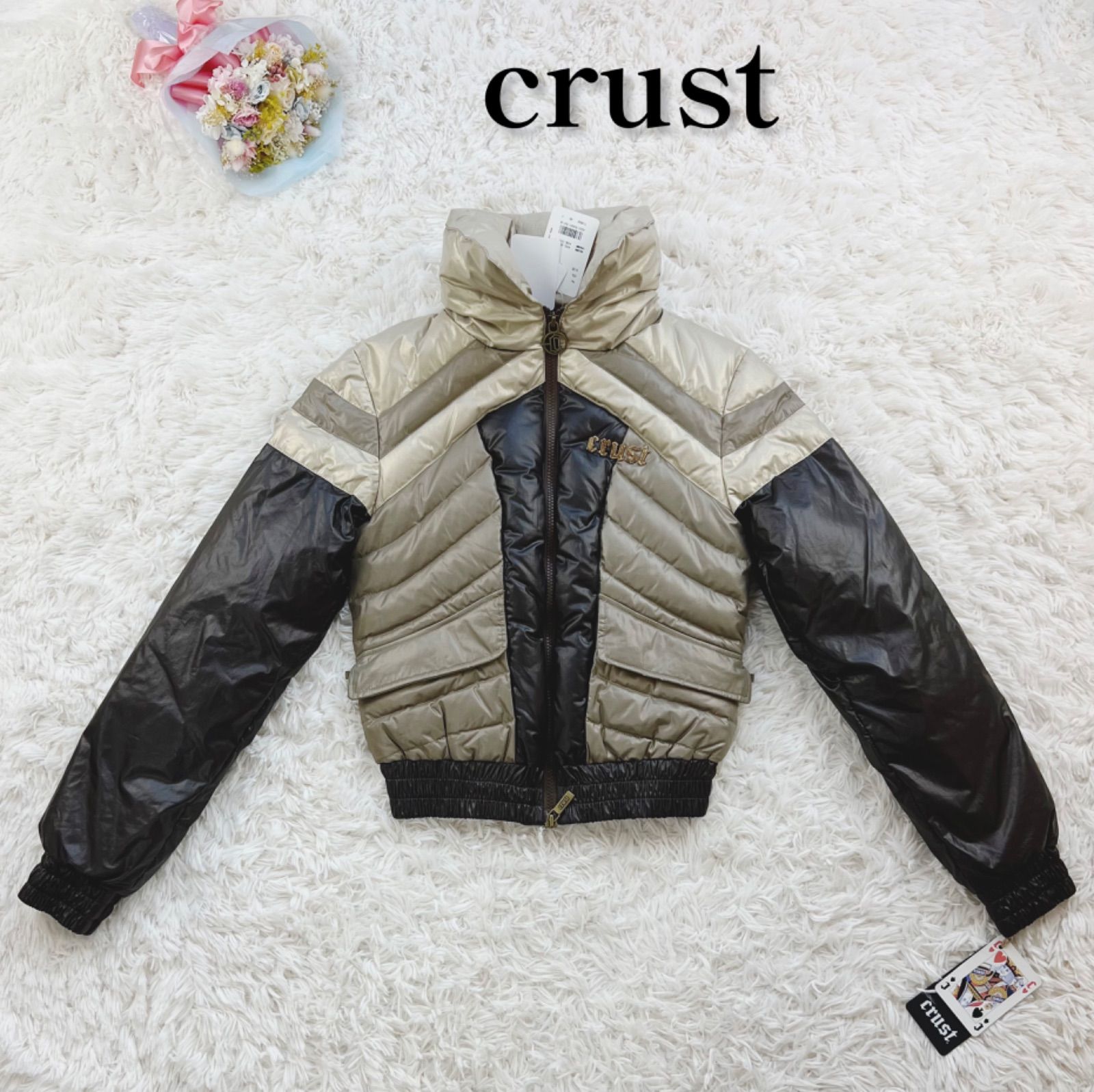 新品タグ付き】 crust ダウンジャケット 天然グースジャケット - メルカリ