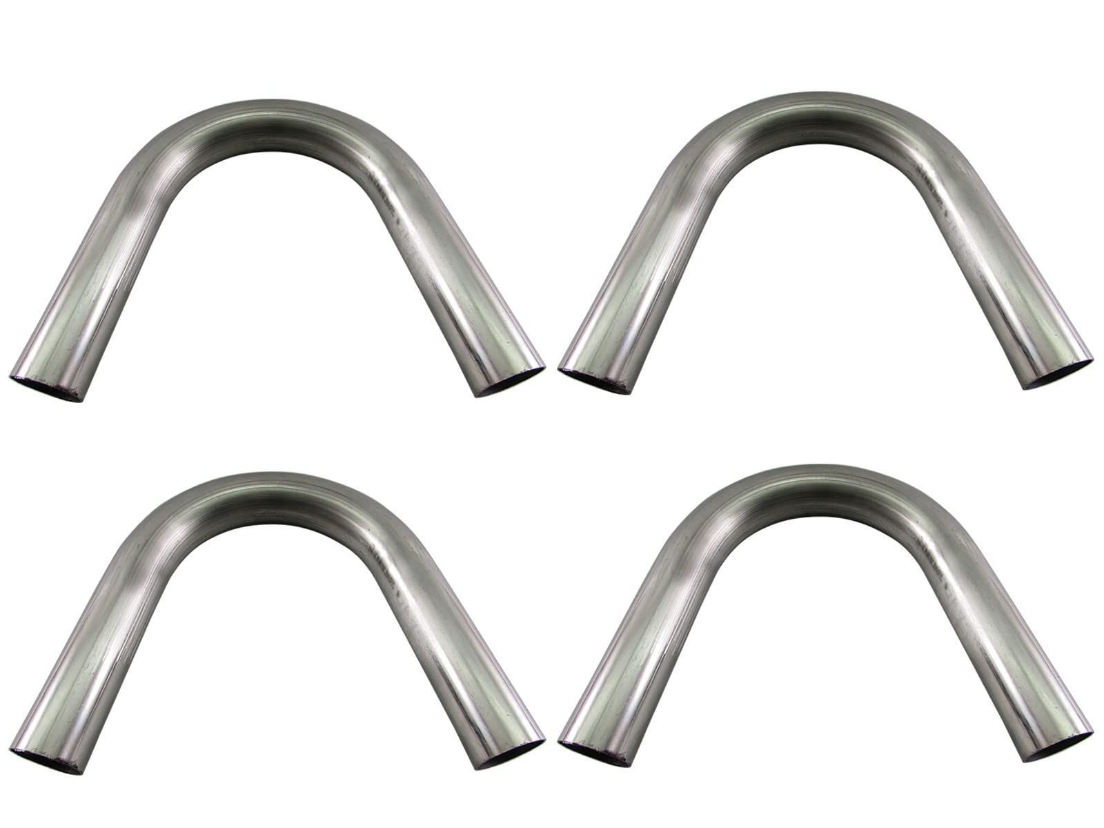 BRIGHTZ 42.7Φ 150度 ステンレス 曲げパイプ 1.2mm厚 4PC 【 CUR－PIPE－008－4PC 】 42.7パイ 42.7φ 150