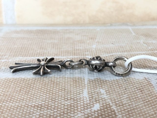 ❤️ SEES BY RINAKN鑑定済 CHROME HEARTS クロムハーツ 1BALL TINY CH CROSS CHARM 1ボールタイニーCHクロスチャーム 111421436