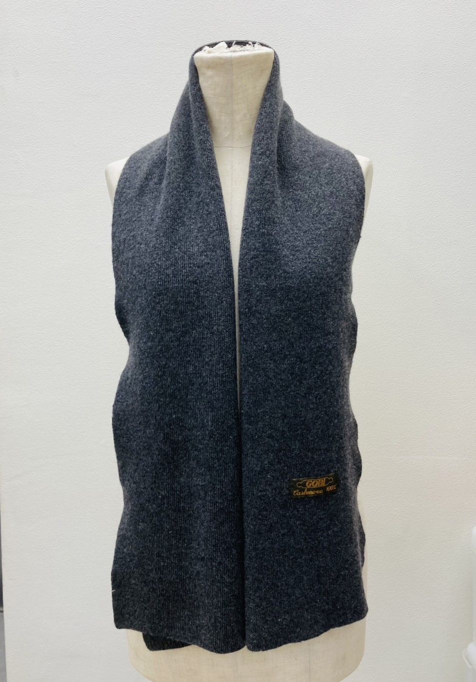GOBI ゴビ カシミヤ100％ マフラー グレー 楽天市場】【全6色】GOBI