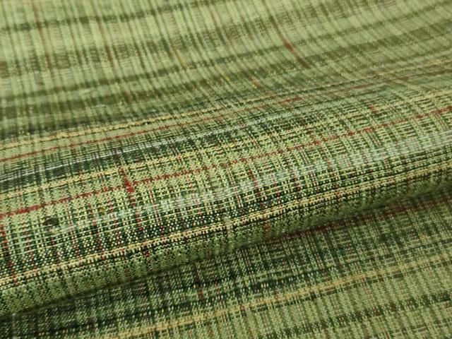 平和屋本店□極上 郡上紬 草木染 横縞 逸品 DZAA7404kh5 - メルカリ 