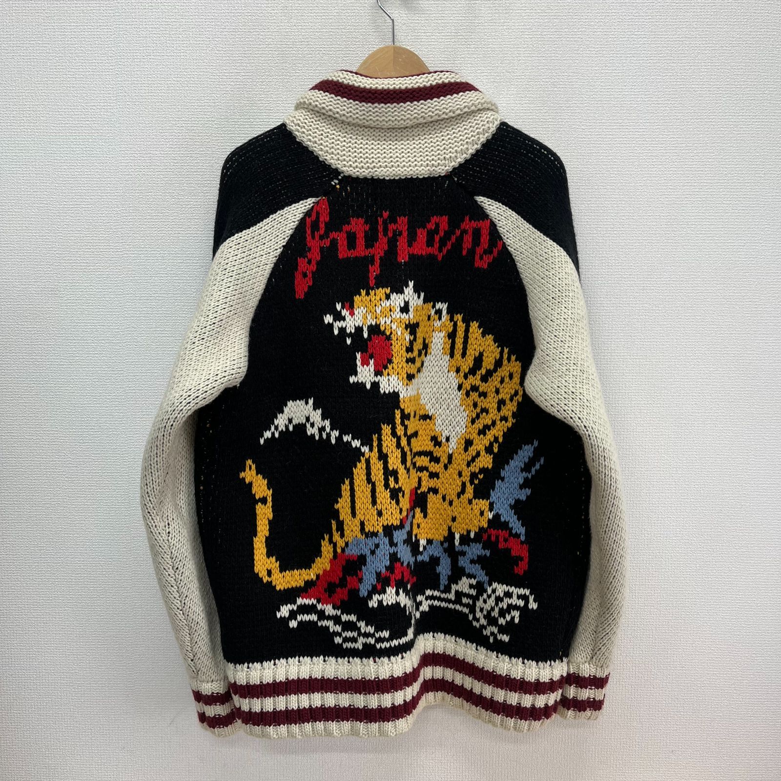 HOUSTON ヒューストン 22234 COWICHAN SWEATER TIGER カウチン