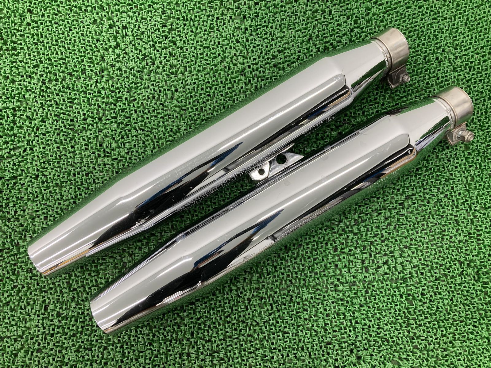 XLH883 サイレンサーマフラー 65171-98A/65177-98A ハーレー 純正 中古