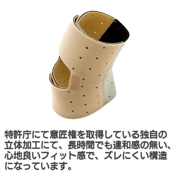 セット 楽歩 ひざ 立体サポーター 膝サポーター ウォーキング 登山用 両足分 左右兼用 フリーサイズ‐膝 関節 日本ウォーキング協会推奨 ヘルスポイント 軽量