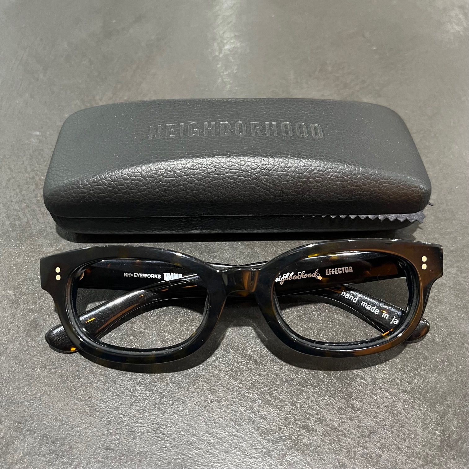 NEIGHBORHOOD × EFFECTOR TRAMP トランプ サングラス メガネ べっ甲 エフェクター ネイバーフッド コラボ 78614A4  - メルカリ