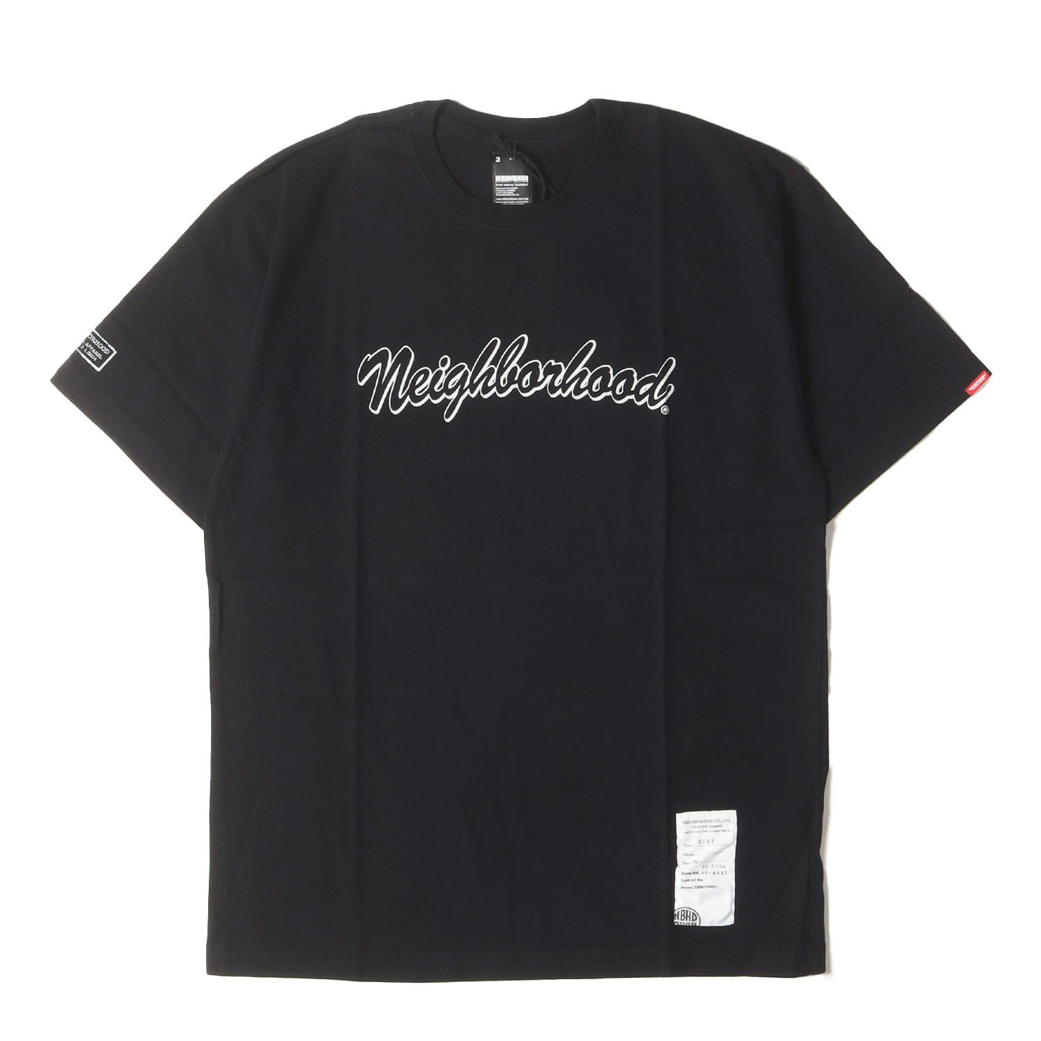 新品】NEIGHBORHOOD ネイバーフッド Tシャツ ブラック 黒 サイズ