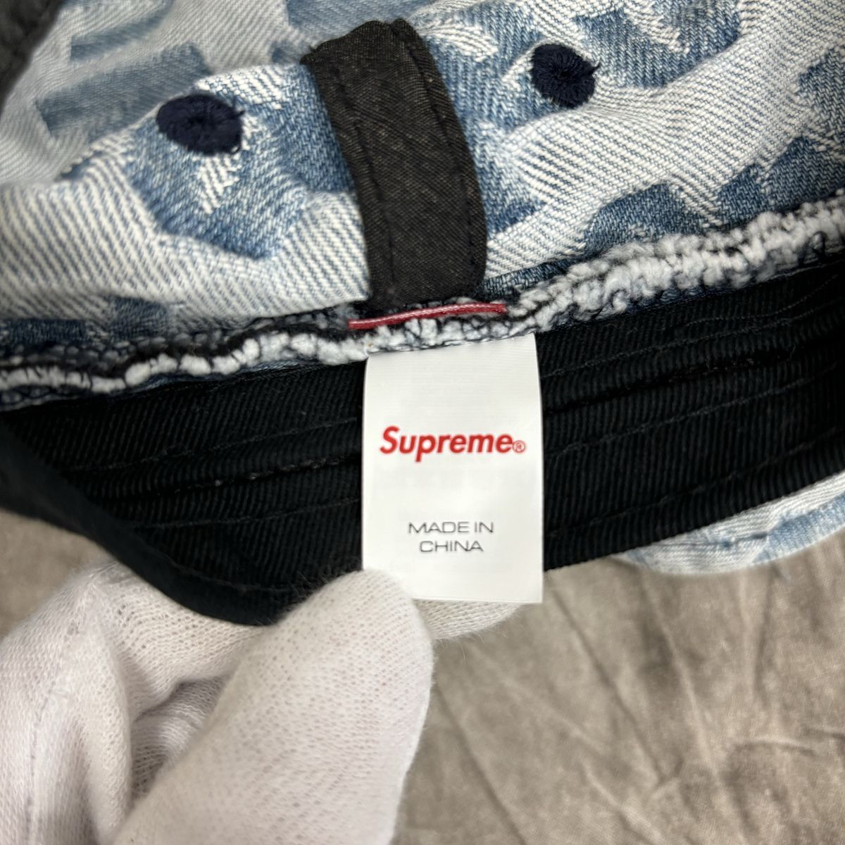 Supreme/シュプリーム【22SS】Fat Tip Jacquard Denim Crusher