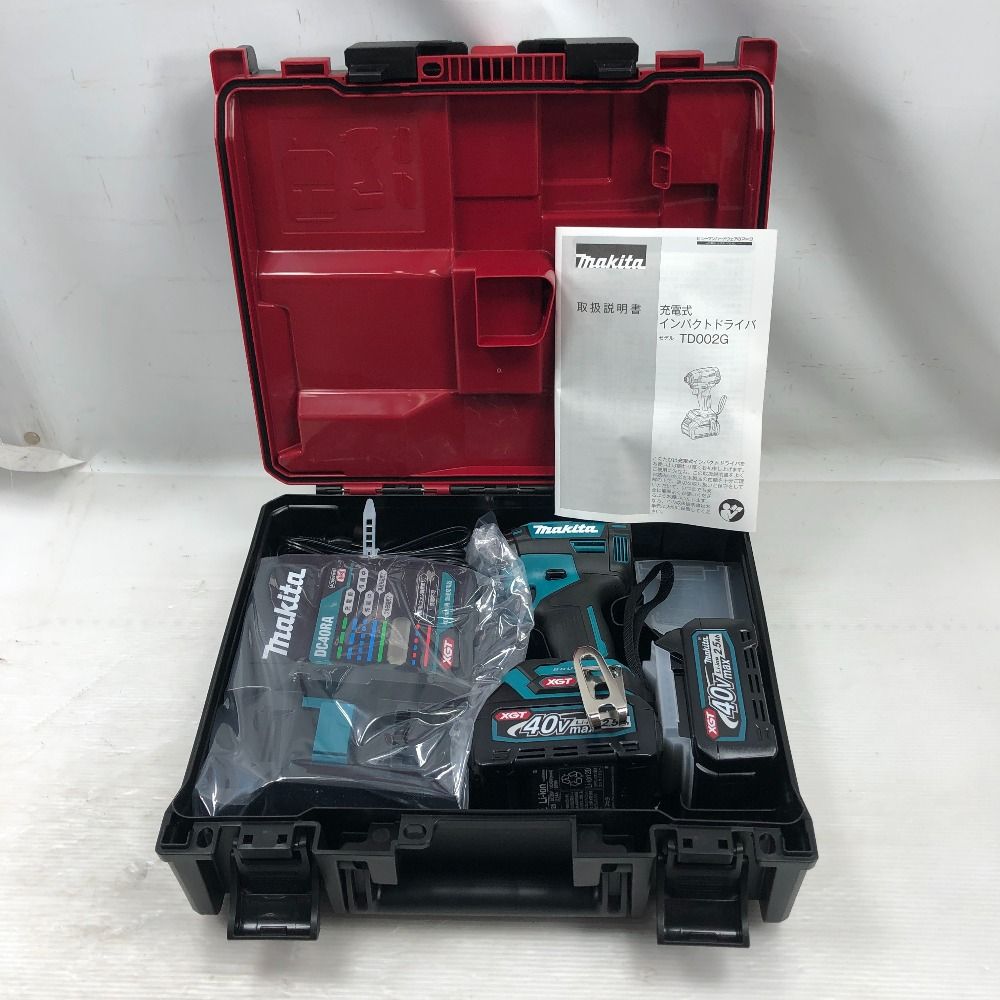 MAKITA マキタ 締め付け工具 インパクトドライバ ♥品 S 付属品完備 TD002GRDX ブルー