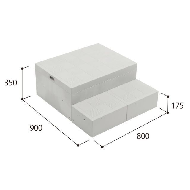 JOTO ハウスステップ CUB-8060W-3 小ステップ付き HOUSESTEP