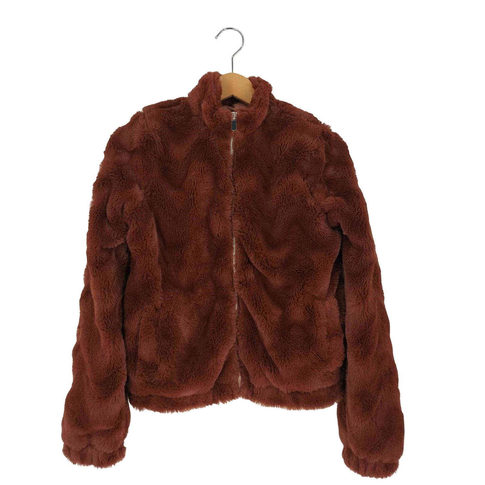 USED古着(ユーズドフルギ) west of melrose フェイクファー クロップドジャケット レデ 中古 古着 0945 ユーズドフルギ USED古着 west of melrose フェイクファー