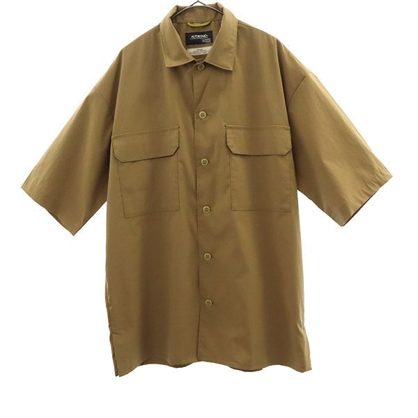 ジャーナルスタンダード レリューム 半袖 シャツ M ブラウン JOURNAL STANDARD relume ALTORITMO メンズ 【中古】  【230817】 メール便可