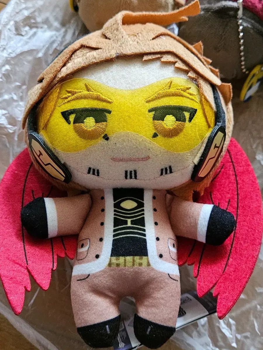 ヒロアカ にとたん ボールチェーン付ぬいぐるみ ホークス エンデヴァー