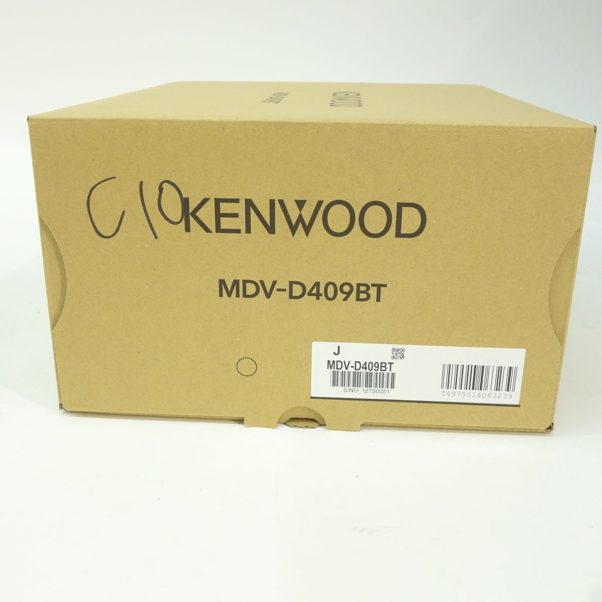 【未使用】KENWOOD ケンウッド MDV-D409BT 7V型/180mmモデル AVナビゲーションシステム