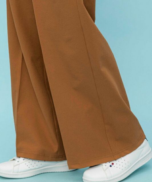 coq sportif ルコック ＬＣＳ Ｐｌｕｍｅ ストレートパンツ ブラウン S QMWWJD34 BW | 衣類 服 ウエア ボトムス パンツ ズボン クロス素材 軽量 はっ水 吸汗 ストレッチ ドライ ワイド ストレート 【ＴＵＲＢＯ】 デイリーユース スポーツ