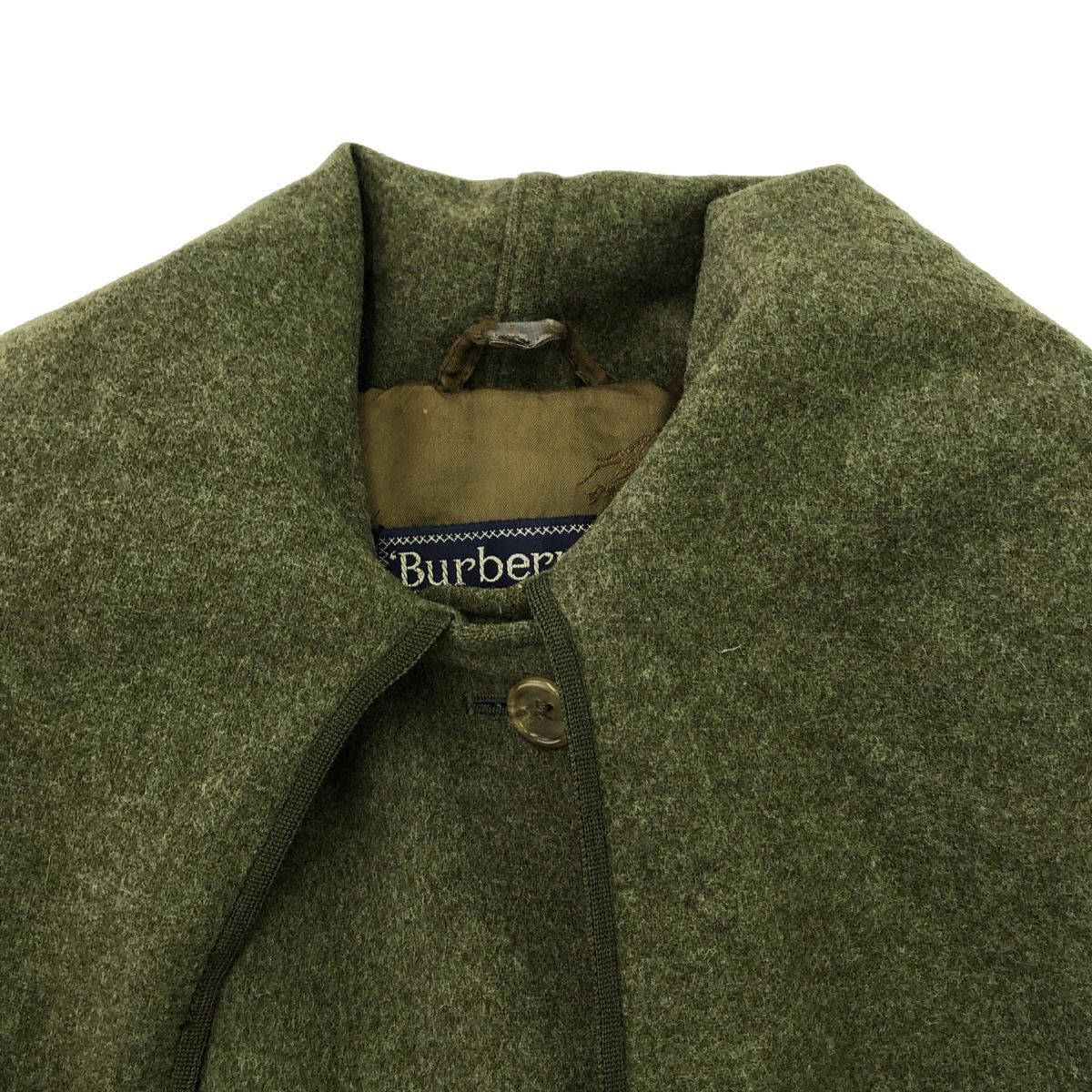 【新品未使用タグ付】BURBERRY ウール　アルパカ 羊毛　コート Burberry's バーバリーズ Wool×Alpaca ストール付きアルパカ混ウール